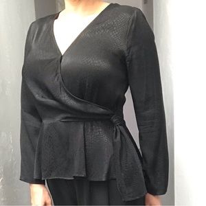 Black H&M top, size 12.